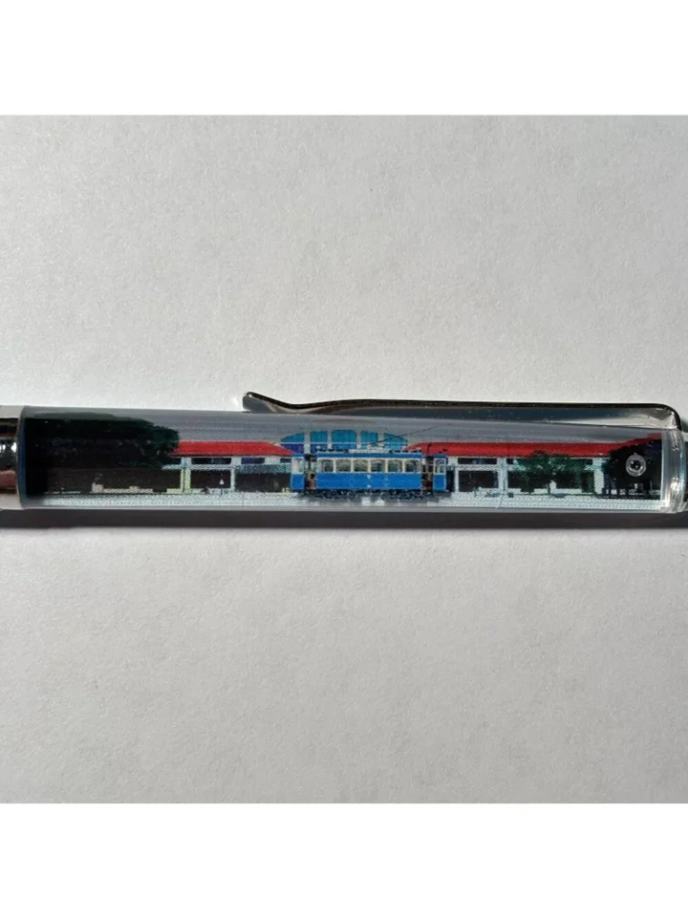 Deutsches Museum Verkehrszentrum Germany Floaty Pen Trolley Tram Car Collectible